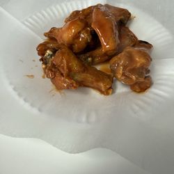 Buffalo sauced wings