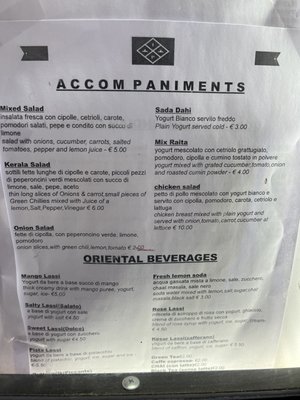Menu photo 3 Indian Palace Florence, FI