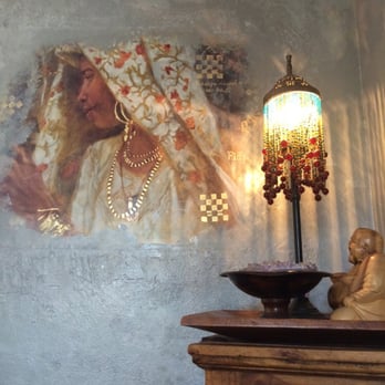 Green Temple - Ethnic pictures painted on the wall - Vegetarian Near Me - Redondo Beach, California