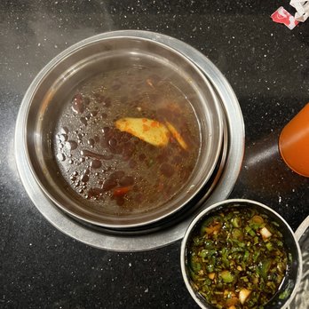 Kirin Asian BBQ and Hot Pot - Spicy Szechuan broth with DIY dipping sauce - Barbeque Near Me - Springfield, Massachusetts