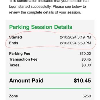 Citywide Parking Services - Screenshot I sent back to show my session started at 3:19. They stopped responding after I sent that. I'm sure the tech watched me walk away - Parking Near Me - Atlanta, Georgia