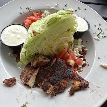 SASS - Wedge salad with blackened chicken. - Southern Near Me - Thomasville, Georgia SASS - Wedge salad with blackened chicken. - Southern Near Me - Thomasville, Georgia