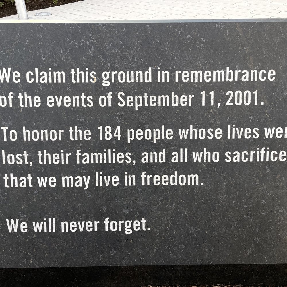 Pentagon Memorial - Entrance Sign - Landmarks & Historical Buildings Near Me - Arlington, Virginia Pentagon Memorial - Entrance Sign - Landmarks & Historical Buildings Near Me - Arlington, Virginia