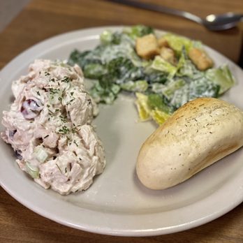 Purple Turnip - Lunch trio with double chicken salad - New American Near Me - Cleburne, Texas