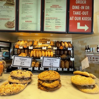 Boudin SF - a display of baked goods - Bakeries Near Me - Costa Mesa, California