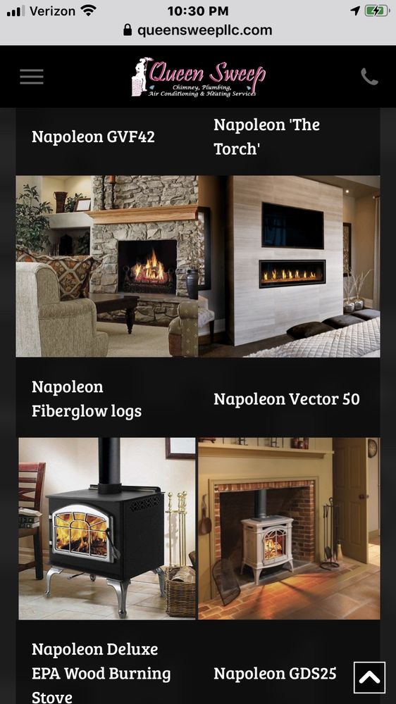 Slide of Queen Sweep Chimney Plumbing & Heating