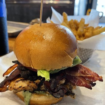 Brgr Stop - Grilled Chicken BLT - added mushrooms - American Near Me - Fort Lauderdale, Florida Brgr Stop - Grilled Chicken BLT - added mushrooms - American Near Me - Fort Lauderdale, Florida