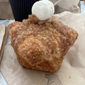 Craftsman and Wolves - The Den - Kouign Amann with macaron - Coffee & Tea Near Me - San Francisco, California Craftsman and Wolves - The Den - Kouign Amann with macaron - Coffee & Tea Near Me - San Francisco, California