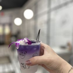 Doodle Noodle Bar - This drink was delish! The purple orchid.