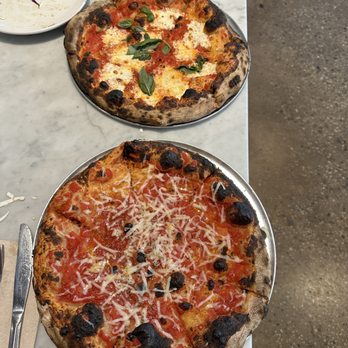 Artie's - Margarita in the back and the pizza in the front I can't remember - Pizza Near Me - Maplewood, New Jersey Artie's - Margarita in the back and the pizza in the front I can't remember - Pizza Near Me - Maplewood, New Jersey