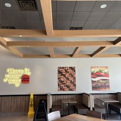 Burger King - Interior decoration.