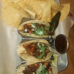 Brisket tacos - 2 fatty pieces