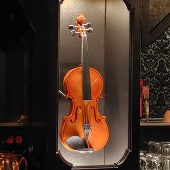BeauX Club - a violin in a glass case - Cocktail Bars Near Me - Ashland, Oregon BeauX Club - a violin in a glass case - Cocktail Bars Near Me - Ashland, Oregon