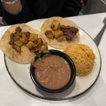 Nativo Mexican Cuisine - MINI MARIACHI TACOS (2) with modified side of rice and beans - Mexican Near Me - Bannockburn, Illinois Nativo Mexican Cuisine - MINI MARIACHI TACOS (2) with modified side of rice and beans - Mexican Near Me - Bannockburn, Illinois