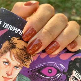 Gel mani in Caramia 007. Great fall color love it!