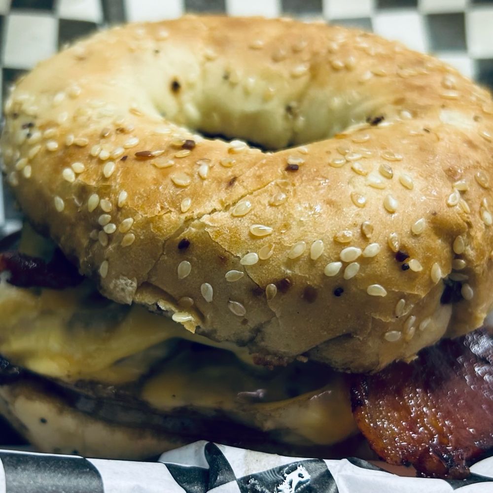 Fat Jack's Grill - Bagel burger - American Near Me - Oklahoma City, Oklahoma