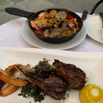 Cucina Venti Restaurant - Lamb rack & Seafood paella - Italian Near Me - Mountain View, California