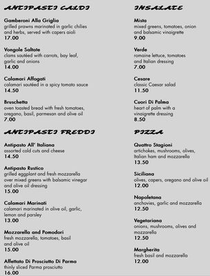 Menu photo 1 Salvatore Ristorante Seattle, WA