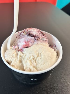 Two Roosters Ice Cream by null