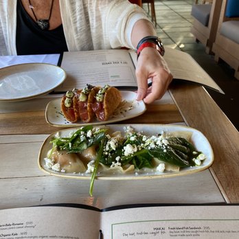 Monkeypod Kitchen - So delicious the fresh poke tacos and pumpkin patch raviolis - incredible - Hawaiian Near Me - Kapolei, Hawaii Monkeypod Kitchen - So delicious the fresh poke tacos and pumpkin patch raviolis - incredible - Hawaiian Near Me - Kapolei, Hawaii
