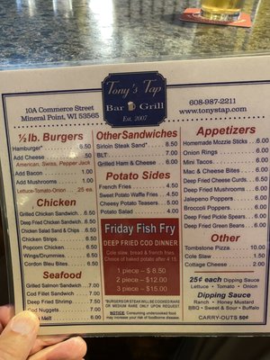 Menu photo 3 Cow Tippers Pub & Eatery Mineral Point, WI Menu photo 3 Cow Tippers Pub & Eatery Mineral Point, WI