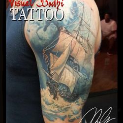 Visual Bodhi Tattoo - Tattoo by Charles Craig