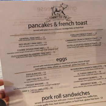 The Committed Pig - Breakfast & Brunch Near Me - Morristown, New Jersey