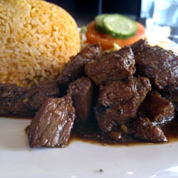 Bo luc lac with tomato rice