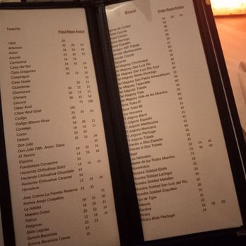 Sazon - Drink menu - Mexican Near Me - Santa Fe, New Mexico
