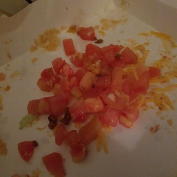 Taco Bell - When you ask for no tomatoes they double up on them and they don't care if your allergic to them. But yet minimum wage went up - Tacos Near Me - Moreno Valley, California Taco Bell - When you ask for no tomatoes they double up on them and they don't care if your allergic to them. But yet minimum wage went up - Tacos Near Me - Moreno Valley, California