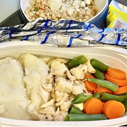Delta Air Lines - Chicken something in Delta Premium Select