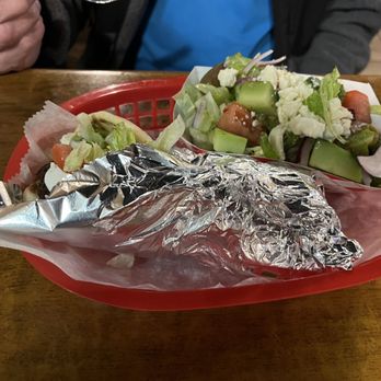 Woo Hoo II - Falafel and Fries Greek Salad - Greek Near Me - Elizabethtown, Kentucky Woo Hoo II - Falafel and Fries Greek Salad - Greek Near Me - Elizabethtown, Kentucky