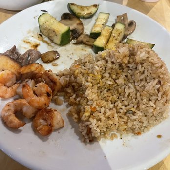 Benihana - Chandler - Lunch special with all cold meat, and a shrimp that had a hair wrapped around it. - Sushi Bars Near Me - Chandler, Arizona