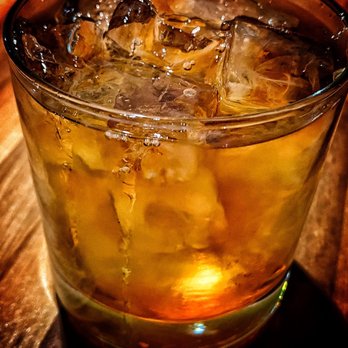 Branca Midtown - Sunday Sauce cocktail. Whiskey, biscotti liqueur and amaro but all I tasted was whiskey. - Pizza Near Me - Rochester, New York Branca Midtown - Sunday Sauce cocktail. Whiskey, biscotti liqueur and amaro but all I tasted was whiskey. - Pizza Near Me - Rochester, New York