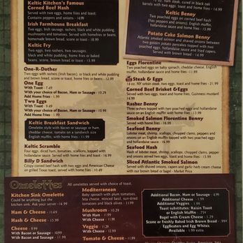 Keltic Kitchen - Menu - Breakfast & Brunch Near Me - West Yarmouth, Massachusetts Keltic Kitchen - Menu - Breakfast & Brunch Near Me - West Yarmouth, Massachusetts