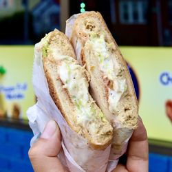 Sophia’s Cafe - Raving a flavor fiesta? Look no further! Sink your teeth into the mouthwatering Chimi de Pollo sandwich at Sophia's Cafe, where bold spices