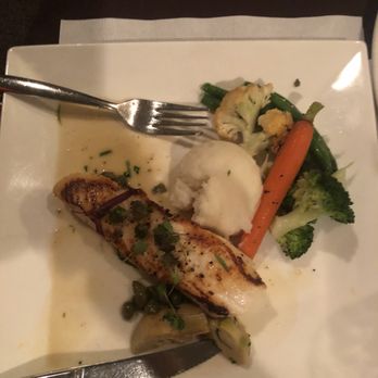 Todd's Unique Dining - Alaskan halibut, artichokes and caper butter - Seafood Near Me - Henderson, Nevada Todd's Unique Dining - Alaskan halibut, artichokes and caper butter - Seafood Near Me - Henderson, Nevada