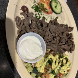 Lamb schwarma entree