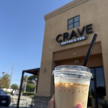 Crave Coffee & Tea - Sugar free hazelnut Iced Latte - Coffee & Tea Near Me - Corona, California Crave Coffee & Tea - Sugar free hazelnut Iced Latte - Coffee & Tea Near Me - Corona, California