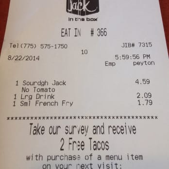 Jack in the Box - Fast Food Near Me - Fernley, Nevada