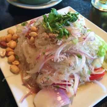 Sabay - Yum woon sen (clear noodle salad) - Thai Near Me - Elmhurst, New York Sabay - Yum woon sen (clear noodle salad) - Thai Near Me - Elmhurst, New York