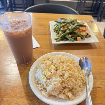 Hao Cafe - Hong Kong style milk tea, optional Fried rice(only for lunch special), String bean chicken. - Barbeque Near Me - Duarte, California