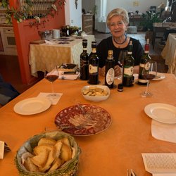 Cortona Wine Tours - Our gracious hostess :)