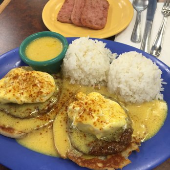 Kountry Style Kitchen Restaurant - Eggs Benedict, Sub Sausage for ham. - Breakfast & Brunch Near Me - Ewa Beach, Hawaii