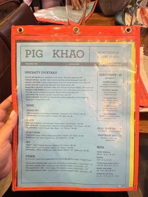 Menu photo 2 Pig and Khao New York, NY
