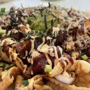 The Beach Bar - Ahi* Poke Nachos - Bars Near Me - Honolulu, Hawaii The Beach Bar - Ahi* Poke Nachos - Bars Near Me - Honolulu, Hawaii