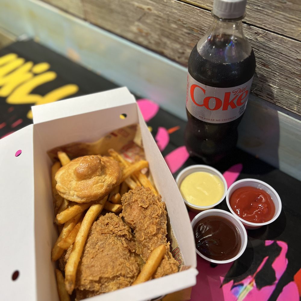 2pc Dark Chicken Combo (~$14) & Diet Coke bottle (~$4) 2pc Dark Chicken Combo (~$14) & Diet Coke bottle (~$4)
