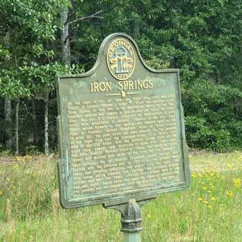 Iron Springs Historical Marker - Iron Springs Historical Marker, Jackson - Landmarks & Historical Buildings Near Me - Jackson, Georgia Iron Springs Historical Marker - Iron Springs Historical Marker, Jackson - Landmarks & Historical Buildings Near Me - Jackson, Georgia