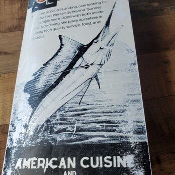 Cobb's Landing - Menu - Seafood Near Me - Fort Pierce, Florida