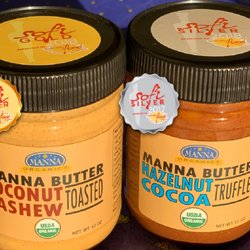 Manna Organics - Gold & Silver sofi™ Award winning nut butters!